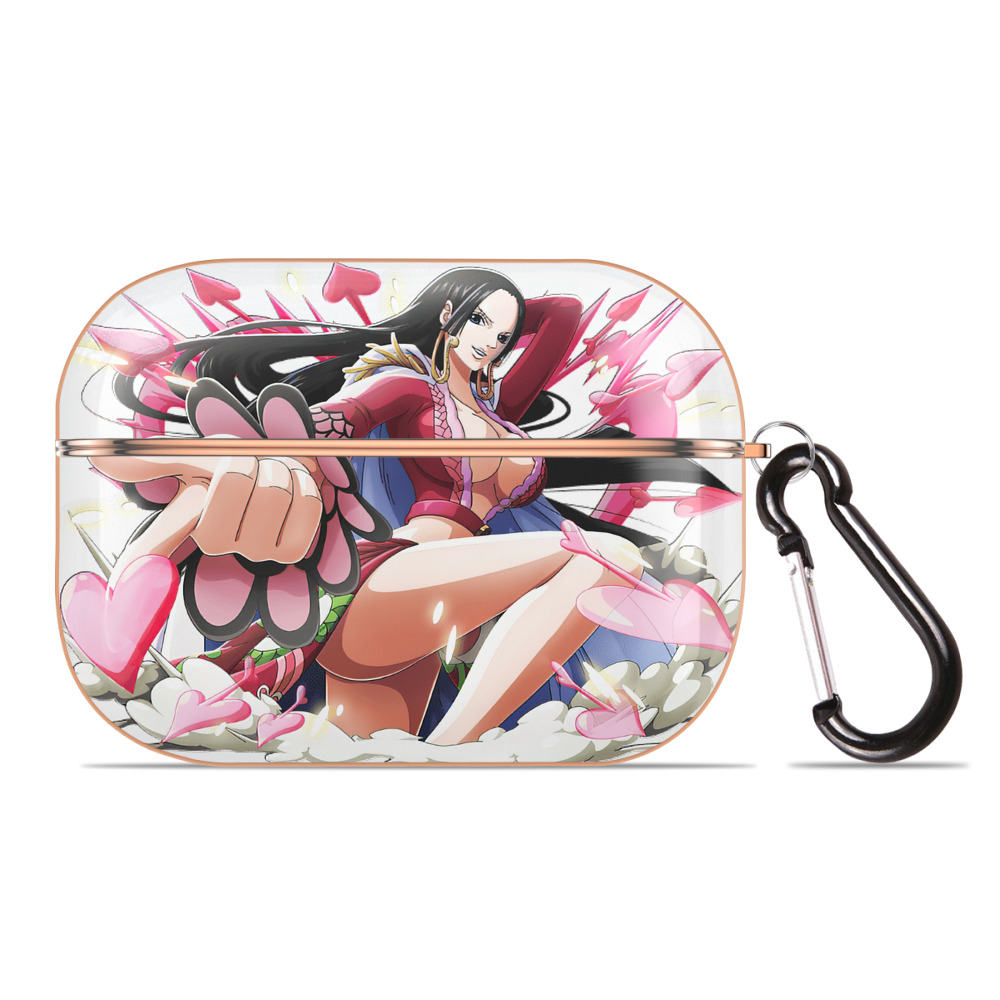 ワンピース ボア・ハンコック ONE PIECE Boa·Hancock 【AirPods Pro用】ハードシェル保護ケース｜耐衝撃・防指紋・カラビナ付き商品仕様