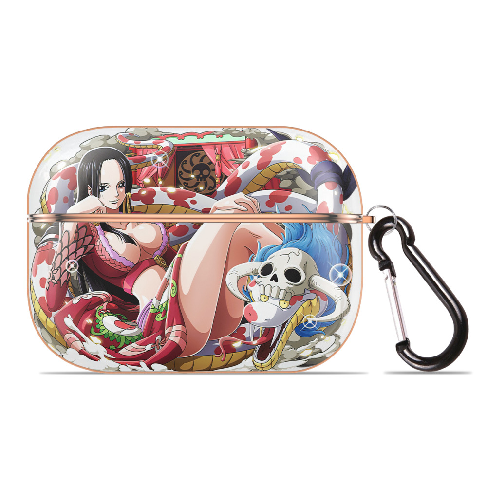 ワンピース ボア・ハンコック ONE PIECE Boa·Hancock 【AirPods Pro用】ハードシェル保護ケース｜耐衝撃・防指紋・カラビナ付き商品仕様