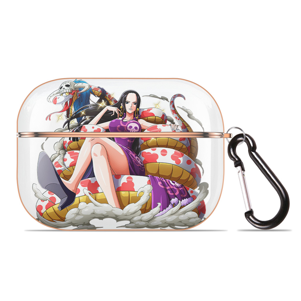 ワンピース ボア・ハンコック ONE PIECE Boa·Hancock 【AirPods Pro用】ハードシェル保護ケース｜耐衝撃・防指紋・カラビナ付き商品仕様