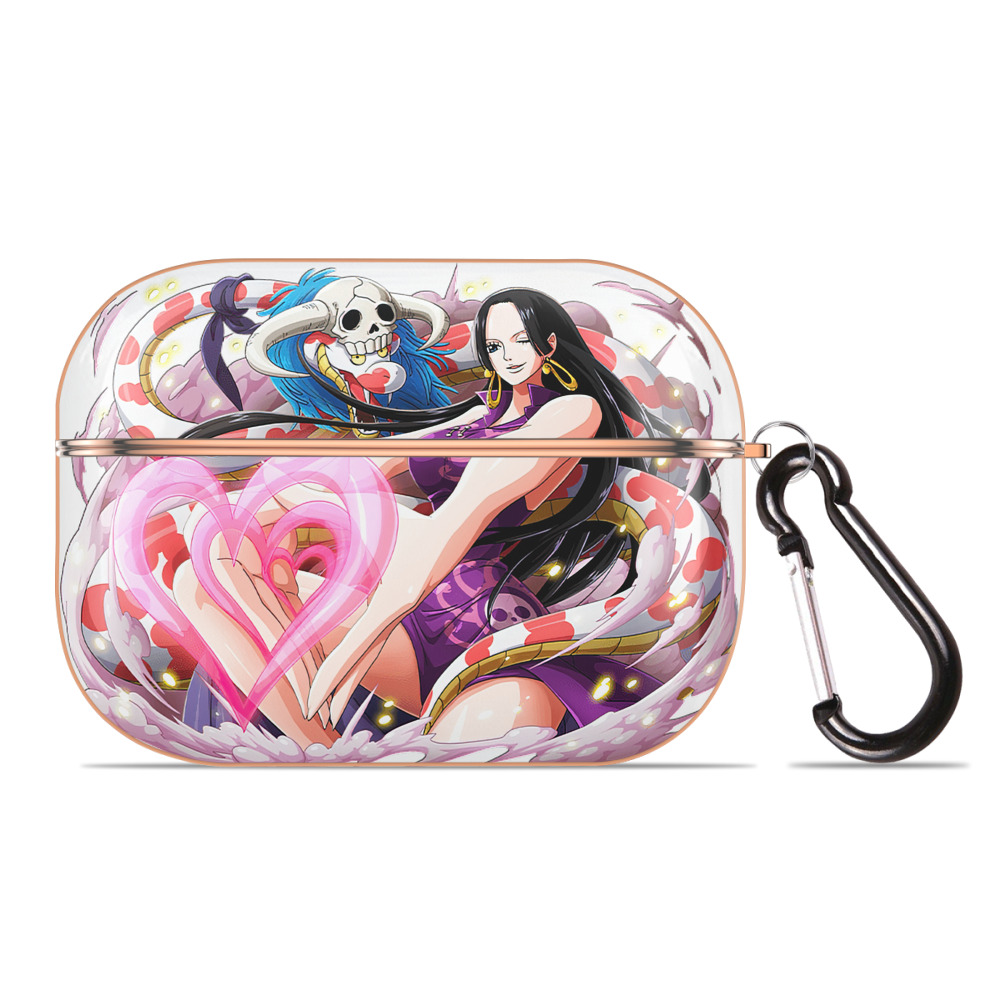 ワンピース ボア・ハンコック ONE PIECE Boa·Hancock 【AirPods Pro用】ハードシェル保護ケース｜耐衝撃・防指紋・カラビナ付き商品仕様