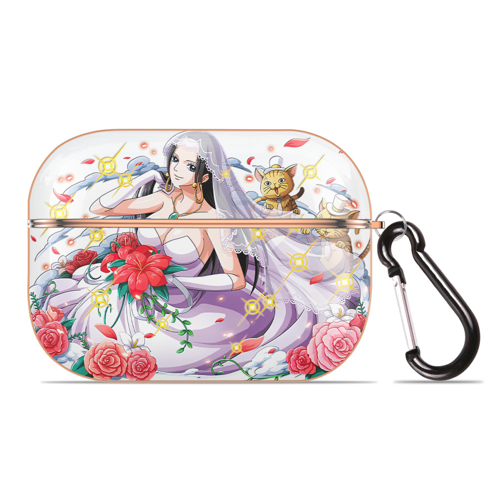 ワンピース ボア・ハンコック ONE PIECE Boa·Hancock 【AirPods Pro用】ハードシェル保護ケース｜耐衝撃・防指紋・カラビナ付き商品仕様