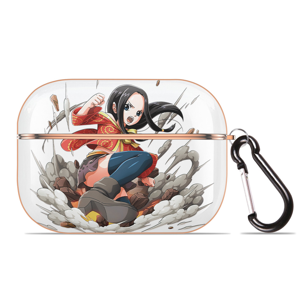 ワンピース ボア・ハンコック ONE PIECE Boa·Hancock 【AirPods Pro用】ハードシェル保護ケース｜耐衝撃・防指紋・カラビナ付き商品仕様