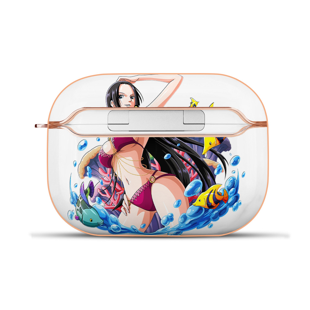 ワンピース ボア・ハンコック ONE PIECE Boa·Hancock 【AirPods Pro用】ハードシェル保護ケース｜耐衝撃・防指紋・カラビナ付き商品仕様
