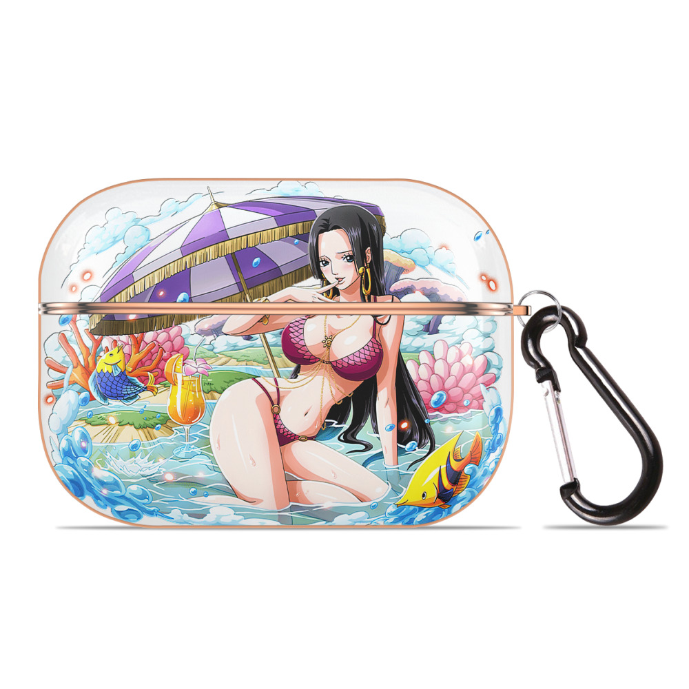 ワンピース ボア・ハンコック ONE PIECE Boa·Hancock 【AirPods Pro用】ハードシェル保護ケース｜耐衝撃・防指紋・カラビナ付き商品仕様