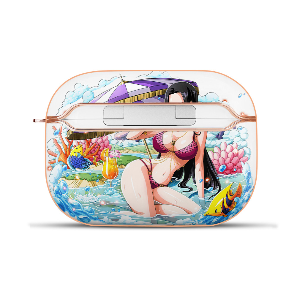 ワンピース ボア・ハンコック ONE PIECE Boa·Hancock 【AirPods Pro用】ハードシェル保護ケース｜耐衝撃・防指紋・カラビナ付き商品仕様