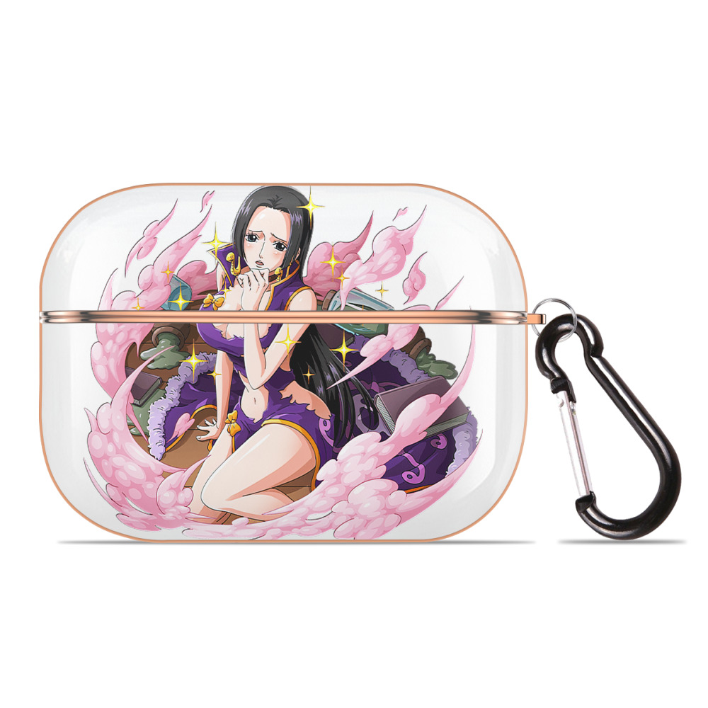 ワンピース ボア・ハンコック ONE PIECE Boa·Hancock 【AirPods Pro用】ハードシェル保護ケース｜耐衝撃・防指紋・カラビナ付き商品仕様