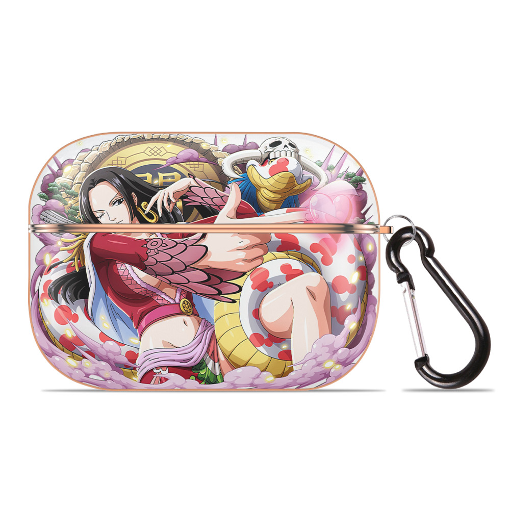 ワンピース ボア・ハンコック ONE PIECE Boa·Hancock 【AirPods Pro用】ハードシェル保護ケース｜耐衝撃・防指紋・カラビナ付き商品仕様
