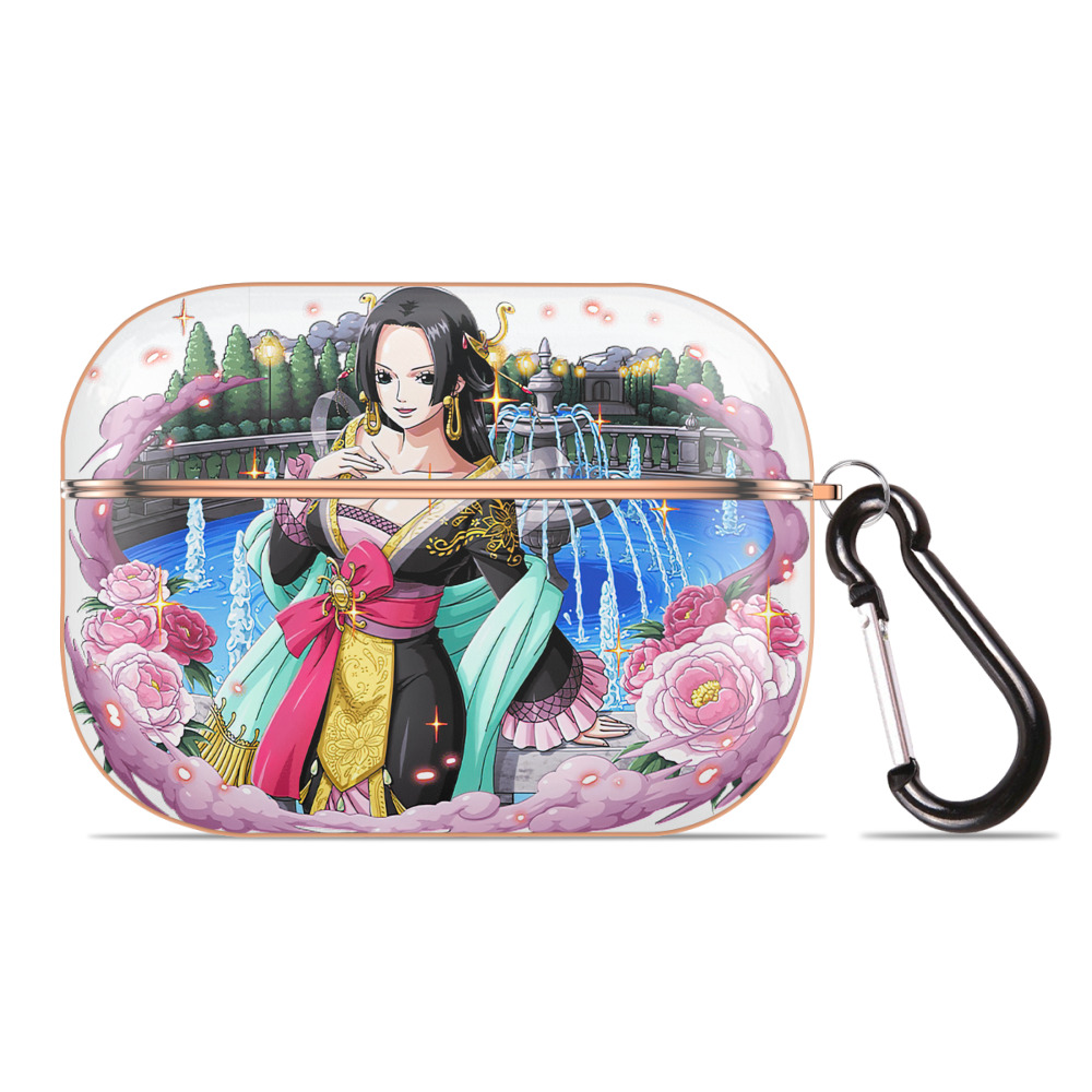 ワンピース ボア・ハンコック ONE PIECE Boa·Hancock 【AirPods Pro用】ハードシェル保護ケース｜耐衝撃・防指紋・カラビナ付き商品仕様