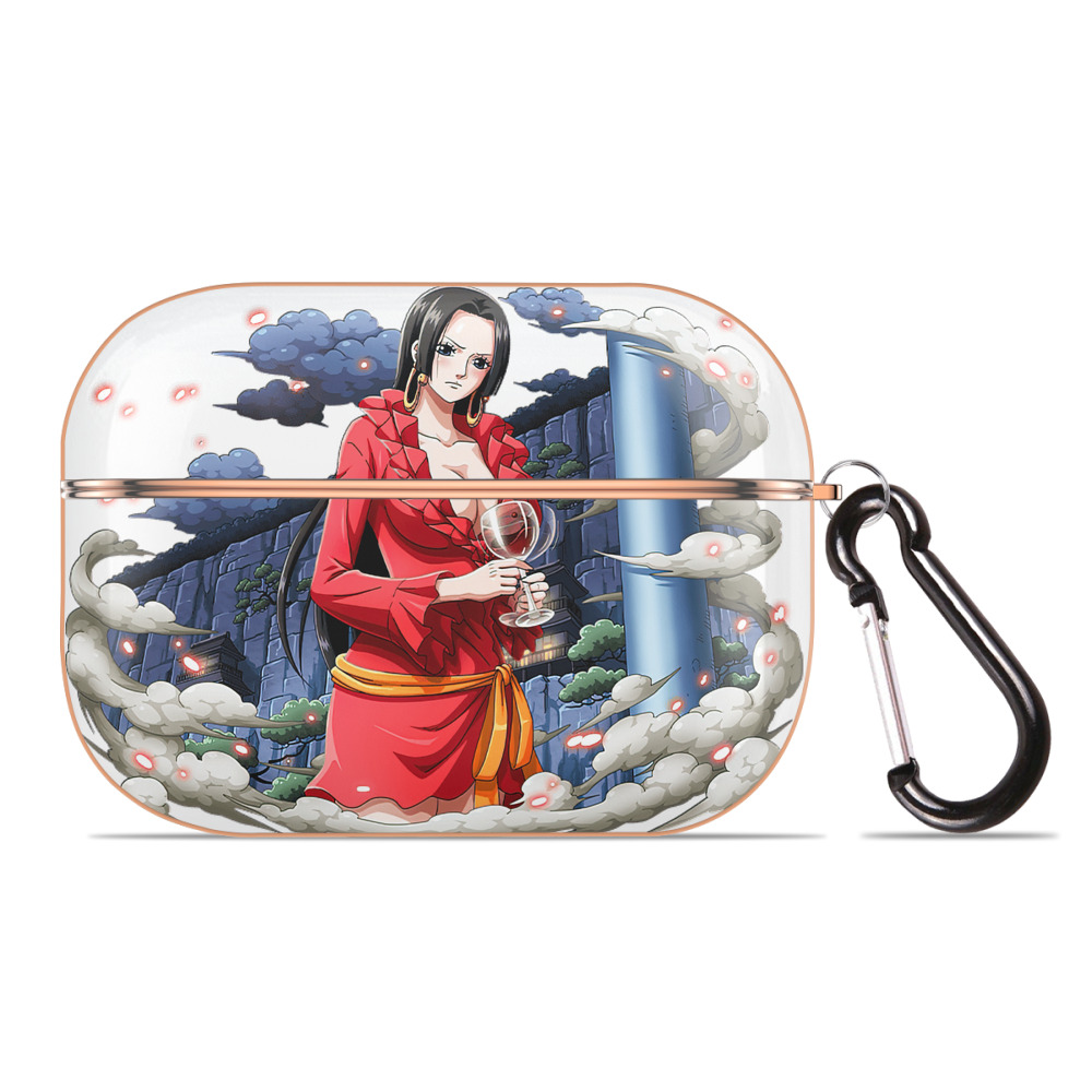 ワンピース ボア・ハンコック ONE PIECE Boa·Hancock 【AirPods Pro用】ハードシェル保護ケース｜耐衝撃・防指紋・カラビナ付き商品仕様