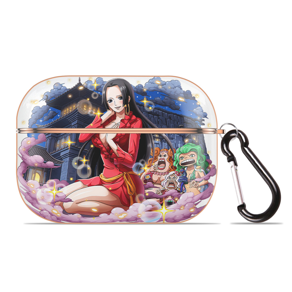 ワンピース ボア・ハンコック ONE PIECE Boa·Hancock 【AirPods Pro用】ハードシェル保護ケース｜耐衝撃・防指紋・カラビナ付き商品仕様