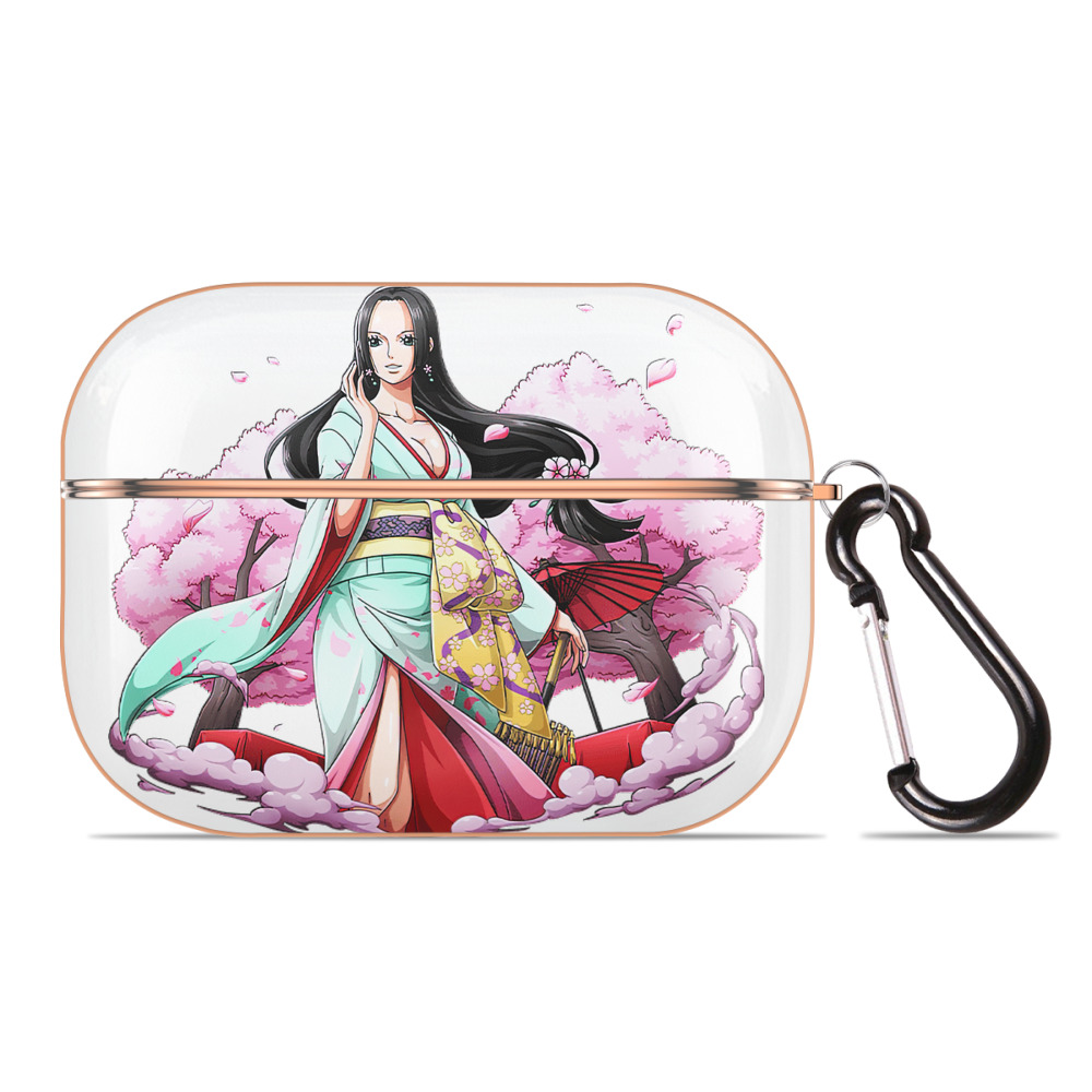 ワンピース ボア・ハンコック ONE PIECE Boa·Hancock 【AirPods Pro用】ハードシェル保護ケース｜耐衝撃・防指紋・カラビナ付き商品仕様