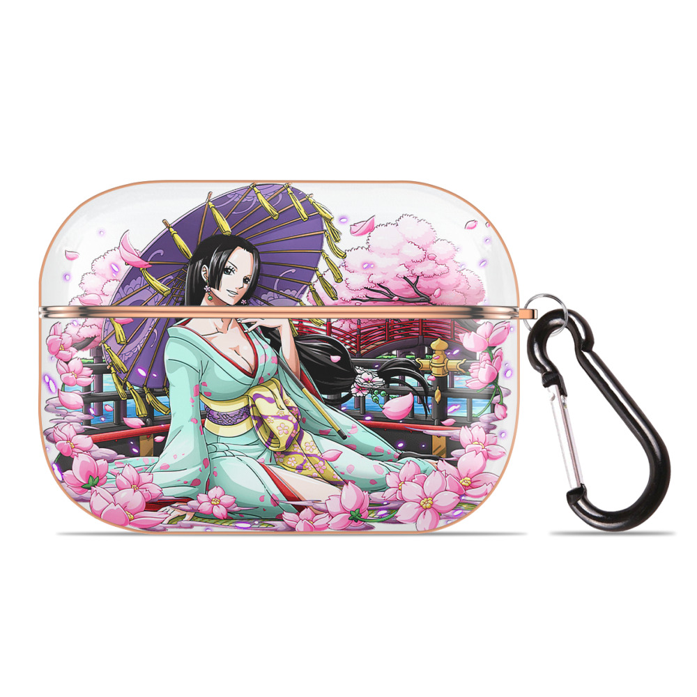 ワンピース ボア・ハンコック ONE PIECE Boa·Hancock 【AirPods Pro用】ハードシェル保護ケース｜耐衝撃・防指紋・カラビナ付き商品仕様