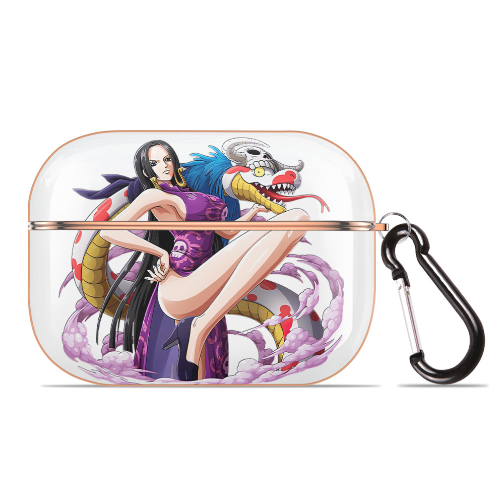 ワンピース ボア・ハンコック ONE PIECE Boa·Hancock 【AirPods Pro用】ハードシェル保護ケース｜耐衝撃・防指紋・カラビナ付き商品仕様