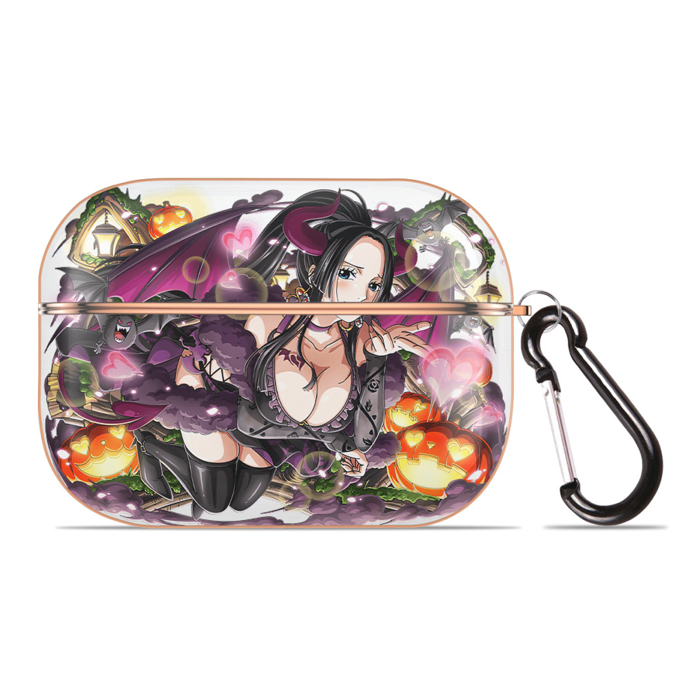 ワンピース ボア・ハンコック ONE PIECE Boa·Hancock 【AirPods Pro用】ハードシェル保護ケース｜耐衝撃・防指紋・カラビナ付き商品仕様