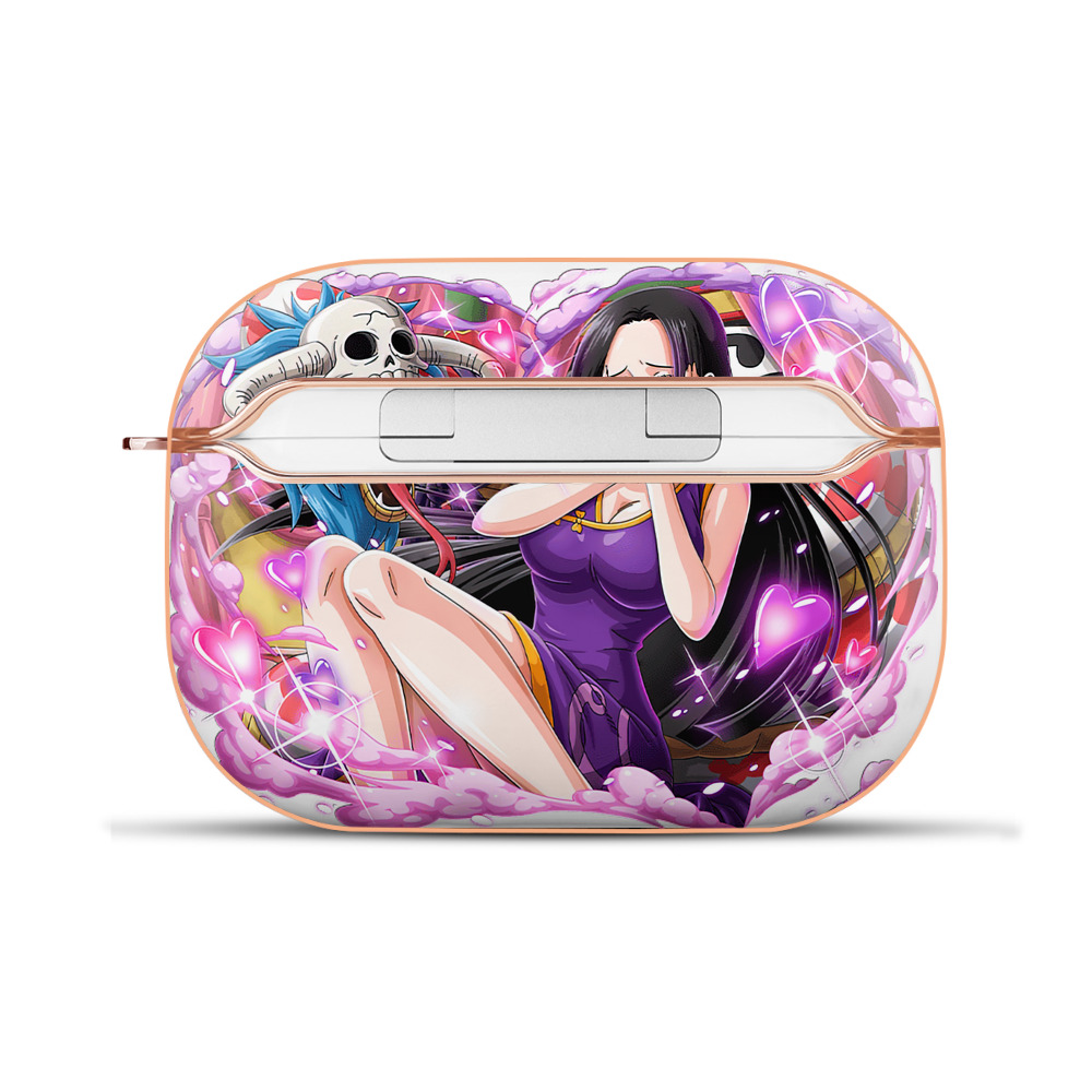 （画像用） ワンピース ボア・ハンコック ONE PIECE Boa·Hancock 【AirPods Pro用】ハードシェル保護ケース｜耐衝撃・防指紋・カラビナ付き商品仕様
