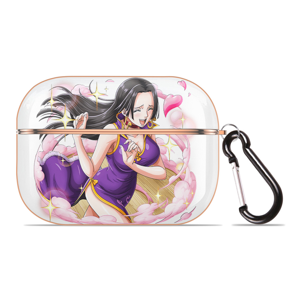 ワンピース ボア・ハンコック ONE PIECE Boa·Hancock 【AirPods Pro用】ハードシェル保護ケース｜耐衝撃・防指紋・カラビナ付き商品仕様