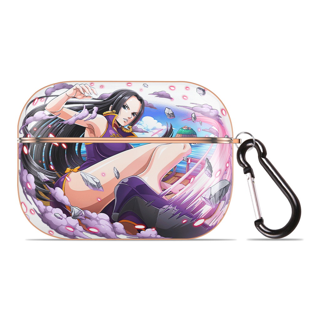 ワンピース ボア・ハンコック ONE PIECE Boa·Hancock 【AirPods Pro用】ハードシェル保護ケース｜耐衝撃・防指紋・カラビナ付き商品仕様