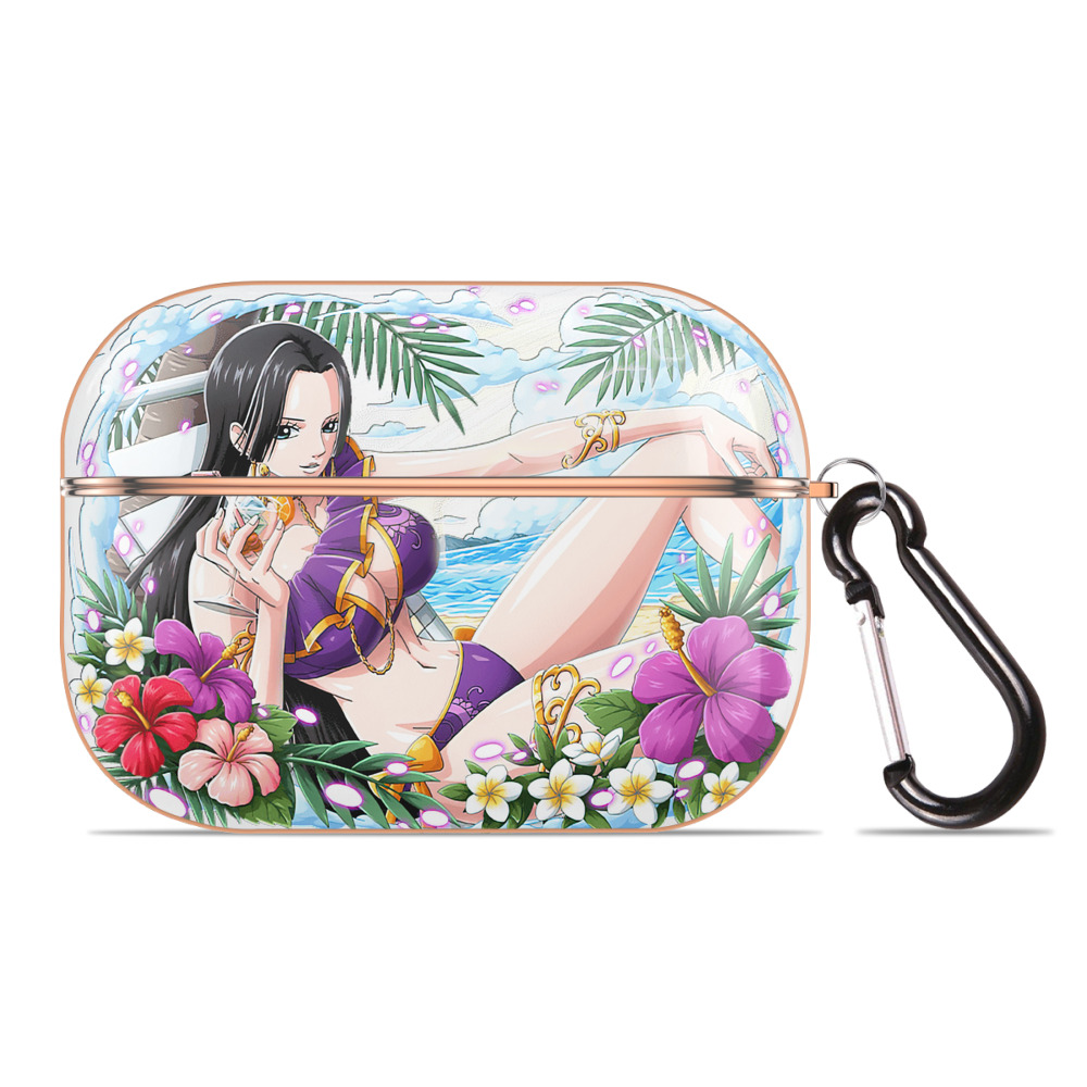 ワンピース ボア・ハンコック ONE PIECE Boa·Hancock 【AirPods Pro用】ハードシェル保護ケース｜耐衝撃・防指紋・カラビナ付き商品仕様