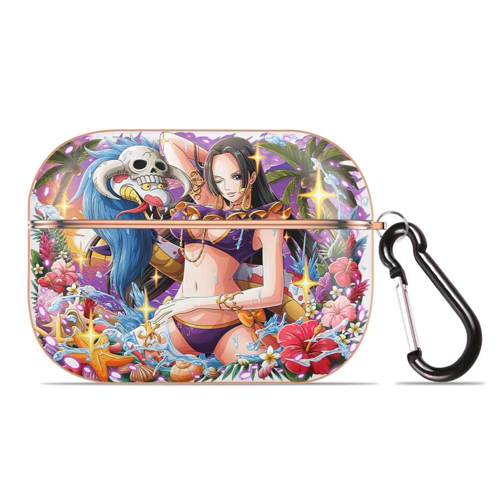 ワンピース ボア・ハンコック ONE PIECE Boa·Hancock 【AirPods Pro用】ハードシェル保護ケース｜耐衝撃・防指紋・カラビナ付き商品仕様