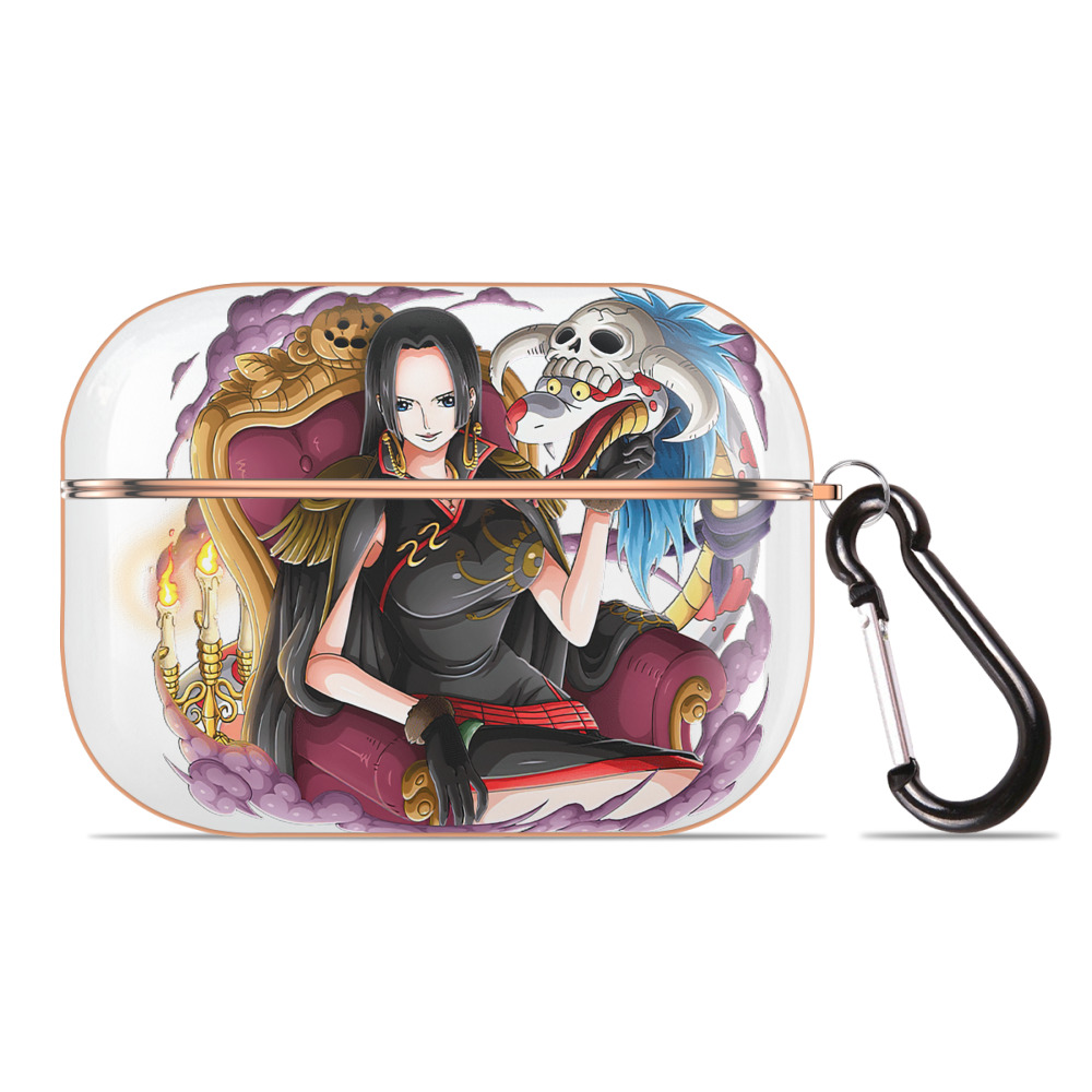ワンピース ボア・ハンコック ONE PIECE Boa·Hancock 【AirPods Pro用】ハードシェル保護ケース｜耐衝撃・防指紋・カラビナ付き商品仕様