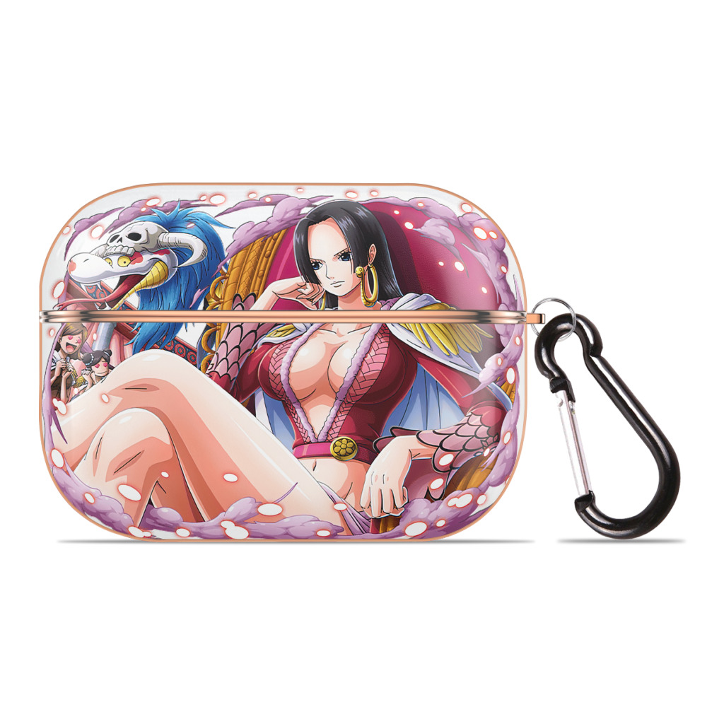 ワンピース ボア・ハンコック ONE PIECE Boa·Hancock 【AirPods Pro用】ハードシェル保護ケース｜耐衝撃・防指紋・カラビナ付き商品仕様