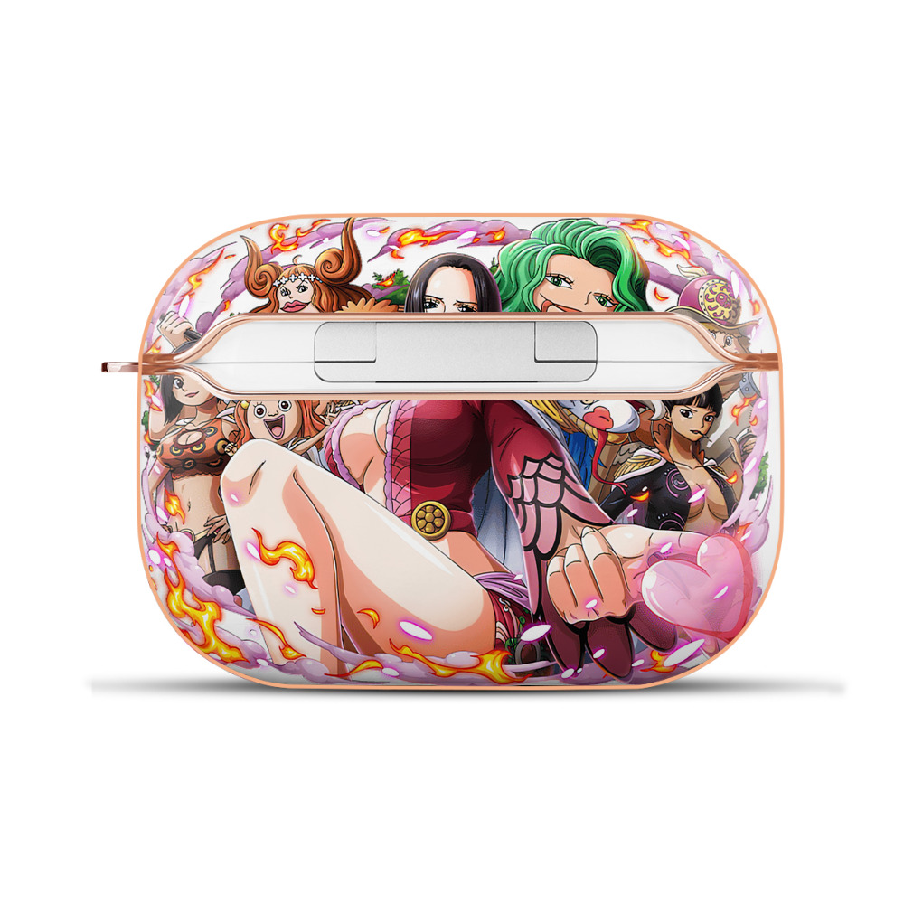 ワンピース ボア・ハンコック ONE PIECE Boa·Hancock 【AirPods Pro用】ハードシェル保護ケース｜耐衝撃・防指紋・カラビナ付き商品仕様
