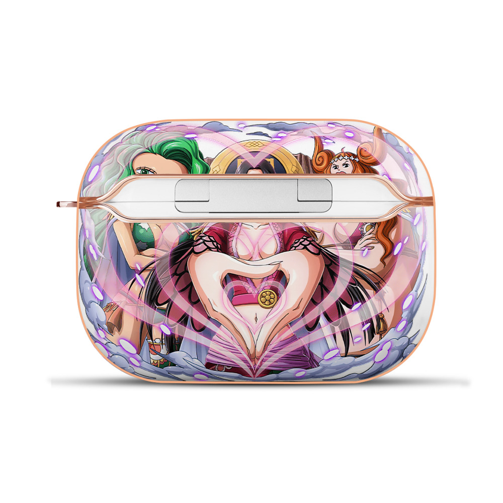 ワンピース ボア・ハンコック ONE PIECE Boa·Hancock 【AirPods Pro用】ハードシェル保護ケース｜耐衝撃・防指紋・カラビナ付き商品仕様