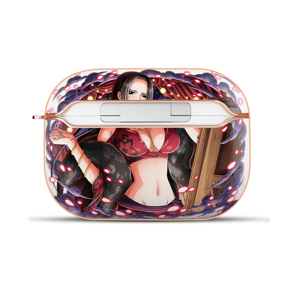 ワンピース ボア・ハンコック ONE PIECE Boa·Hancock 【AirPods Pro用】ハードシェル保護ケース｜耐衝撃・防指紋・カラビナ付き商品仕様