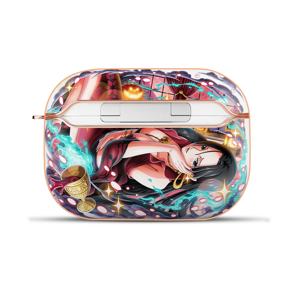 （画像用） ワンピース ボア・ハンコック ONE PIECE Boa·Hancock 【AirPods Pro用】ハードシェル保護ケース｜耐衝撃・防指紋・カラビナ付き商品仕様