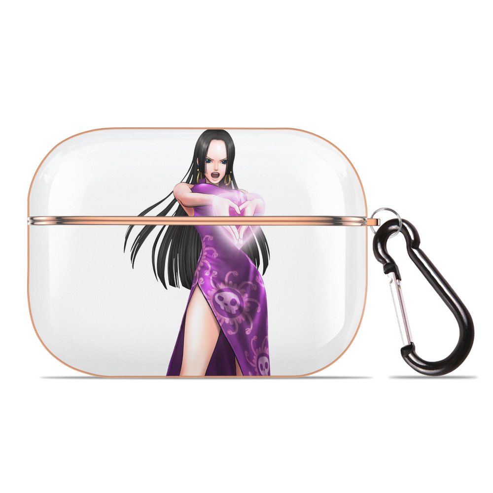 ワンピース ボア・ハンコック ONE PIECE Boa·Hancock 【AirPods Pro用】ハードシェル保護ケース｜耐衝撃・防指紋・カラビナ付き商品仕様