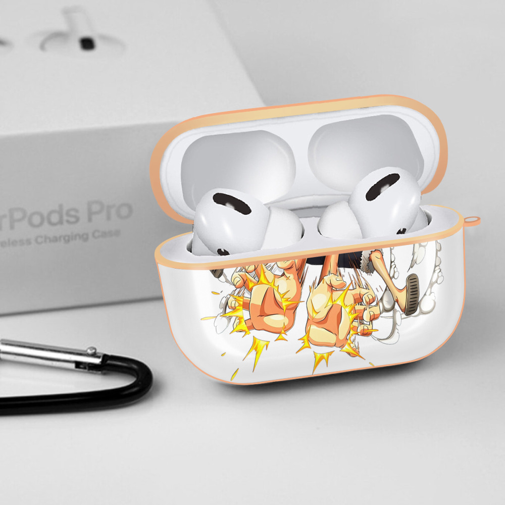 ワンピース モンキー・D・ルフィ ONE PIECE Monkey D. Luffy 【AirPods Pro用】ハードシェル保護ケース｜耐衝撃・防指紋・カラビナ付き商品仕様