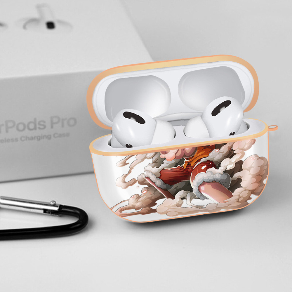 ワンピース モンキー・D・ルフィ ONE PIECE Monkey D. Luffy 【AirPods Pro用】ハードシェル保護ケース｜耐衝撃・防指紋・カラビナ付き商品仕様