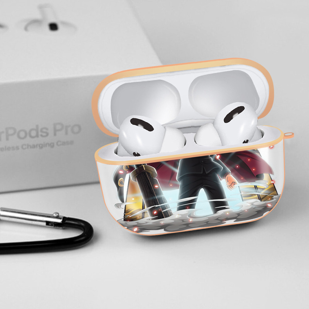 ワンピース モンキー・D・ルフィ ONE PIECE Monkey D. Luffy 【AirPods Pro用】ハードシェル保護ケース｜耐衝撃・防指紋・カラビナ付き商品仕様