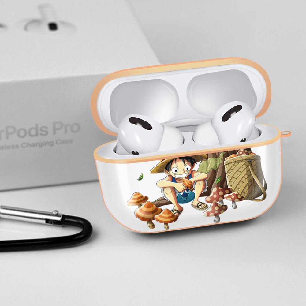 ワンピース モンキー・D・ルフィ ONE PIECE Monkey D. Luffy 【AirPods Pro用】ハードシェル保護ケース｜耐衝撃・防指紋・カラビナ付き商品仕様
