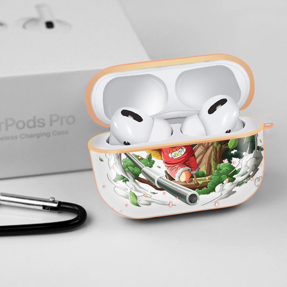 ワンピース モンキー・D・ルフィ ONE PIECE Monkey D. Luffy 【AirPods Pro用】ハードシェル保護ケース｜耐衝撃・防指紋・カラビナ付き商品仕様