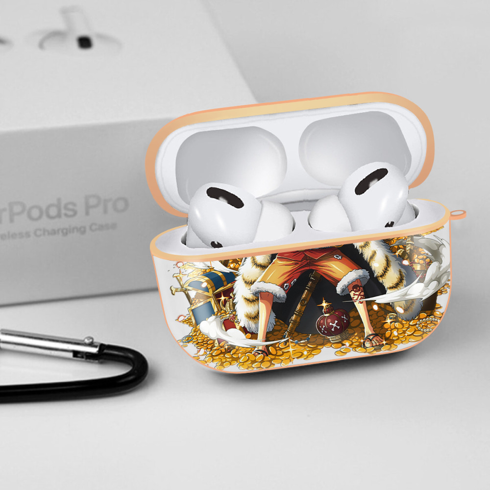 ワンピース モンキー・D・ルフィ ONE PIECE Monkey D. Luffy 【AirPods Pro用】ハードシェル保護ケース｜耐衝撃・防指紋・カラビナ付き商品仕様