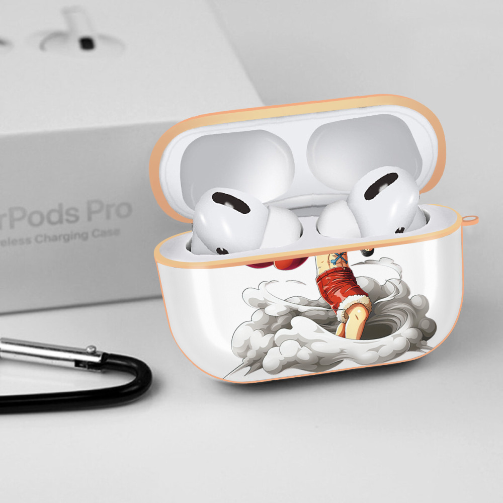 ワンピース モンキー・D・ルフィ ONE PIECE Monkey D. Luffy 【AirPods Pro用】ハードシェル保護ケース｜耐衝撃・防指紋・カラビナ付き商品仕様