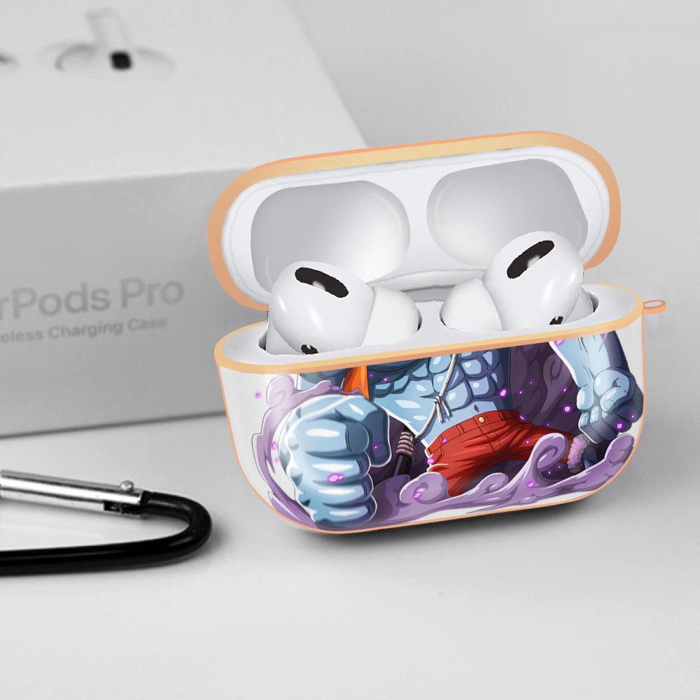 ワンピース モンキー・D・ルフィ ONE PIECE Monkey D. Luffy 【AirPods Pro用】ハードシェル保護ケース｜耐衝撃・防指紋・カラビナ付き商品仕様