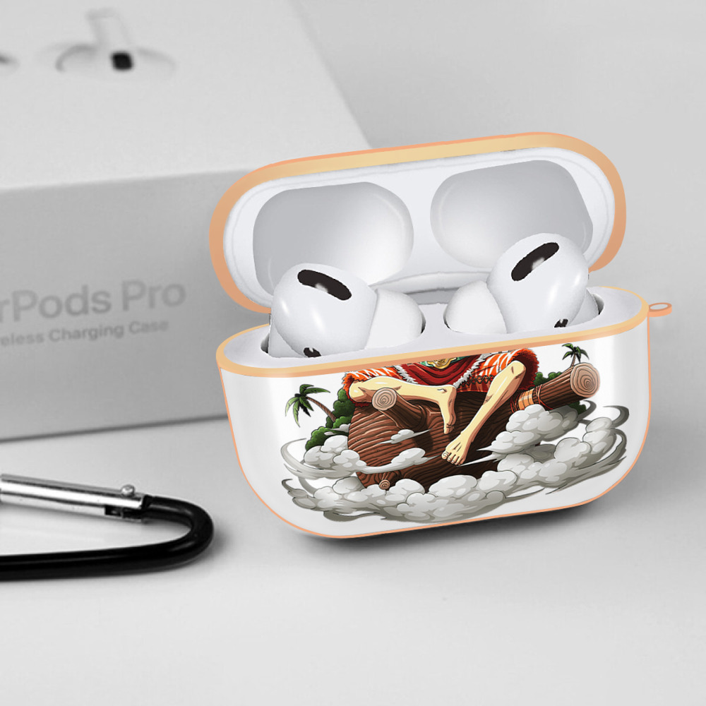 ワンピース モンキー・D・ルフィ ONE PIECE Monkey D. Luffy 【AirPods Pro用】ハードシェル保護ケース｜耐衝撃・防指紋・カラビナ付き商品仕様