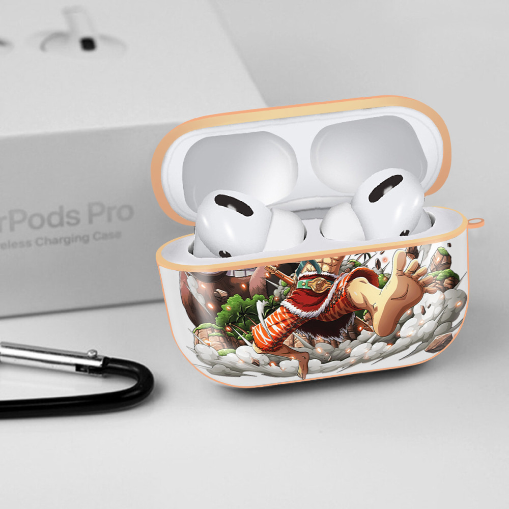 ワンピース モンキー・D・ルフィ ONE PIECE Monkey D. Luffy 【AirPods Pro用】ハードシェル保護ケース｜耐衝撃・防指紋・カラビナ付き商品仕様