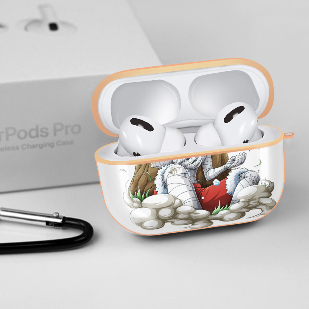 ワンピース モンキー・D・ルフィ ONE PIECE Monkey D. Luffy 【AirPods Pro用】ハードシェル保護ケース｜耐衝撃・防指紋・カラビナ付き商品仕様