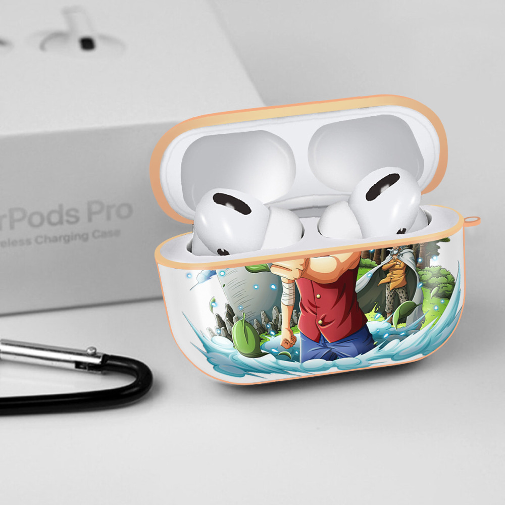 ワンピース モンキー・D・ルフィ ONE PIECE Monkey D. Luffy 【AirPods Pro用】ハードシェル保護ケース｜耐衝撃・防指紋・カラビナ付き商品仕様