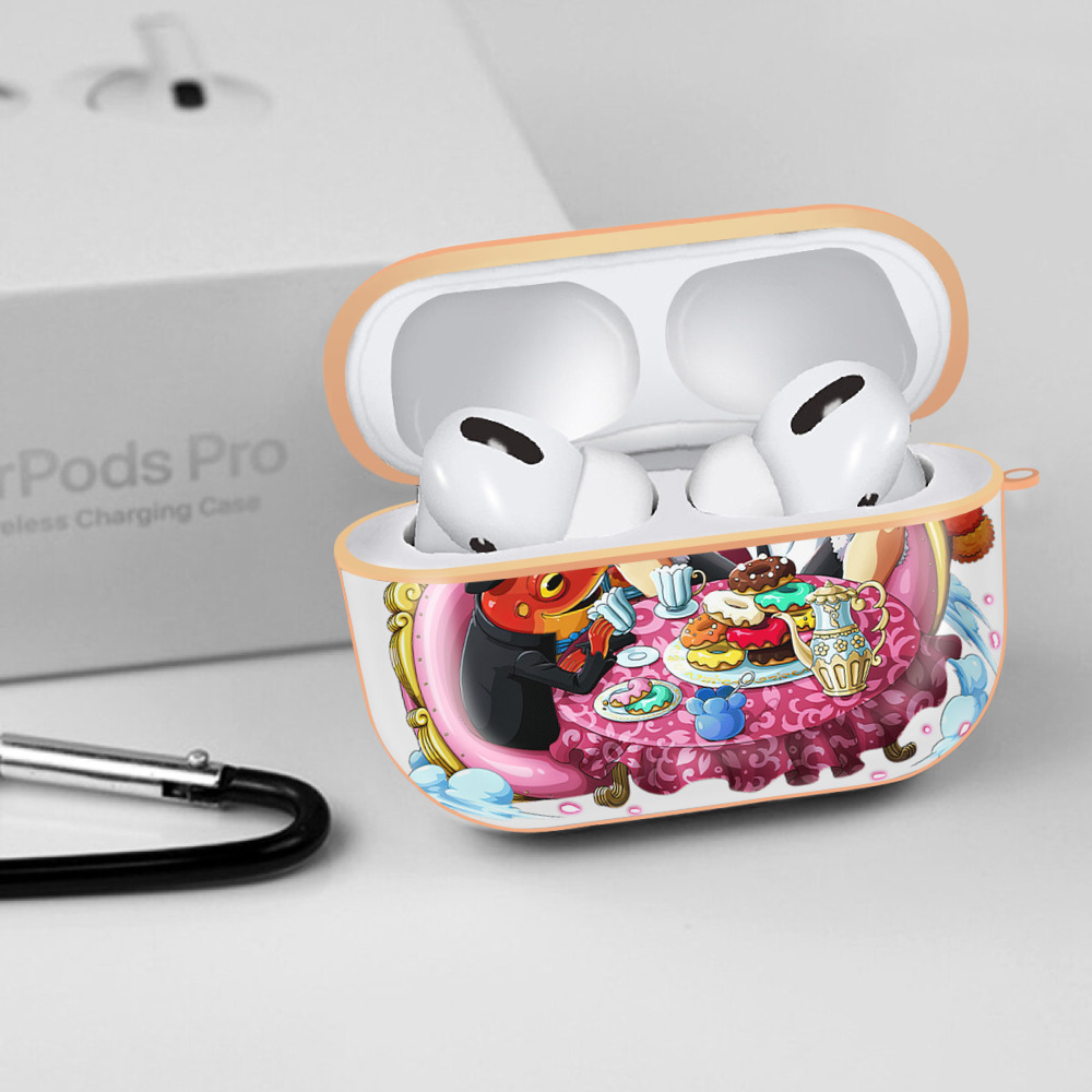 ワンピース モンキー・D・ルフィ ONE PIECE Monkey D. Luffy 【AirPods Pro用】ハードシェル保護ケース｜耐衝撃・防指紋・カラビナ付き商品仕様