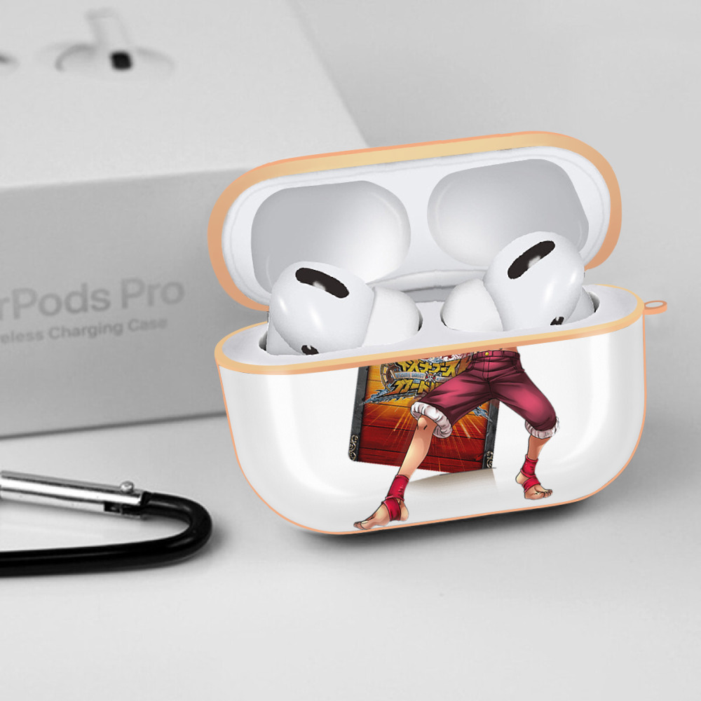 ワンピース モンキー・D・ルフィ ONE PIECE Monkey D. Luffy 【AirPods Pro用】ハードシェル保護ケース｜耐衝撃・防指紋・カラビナ付き商品仕様