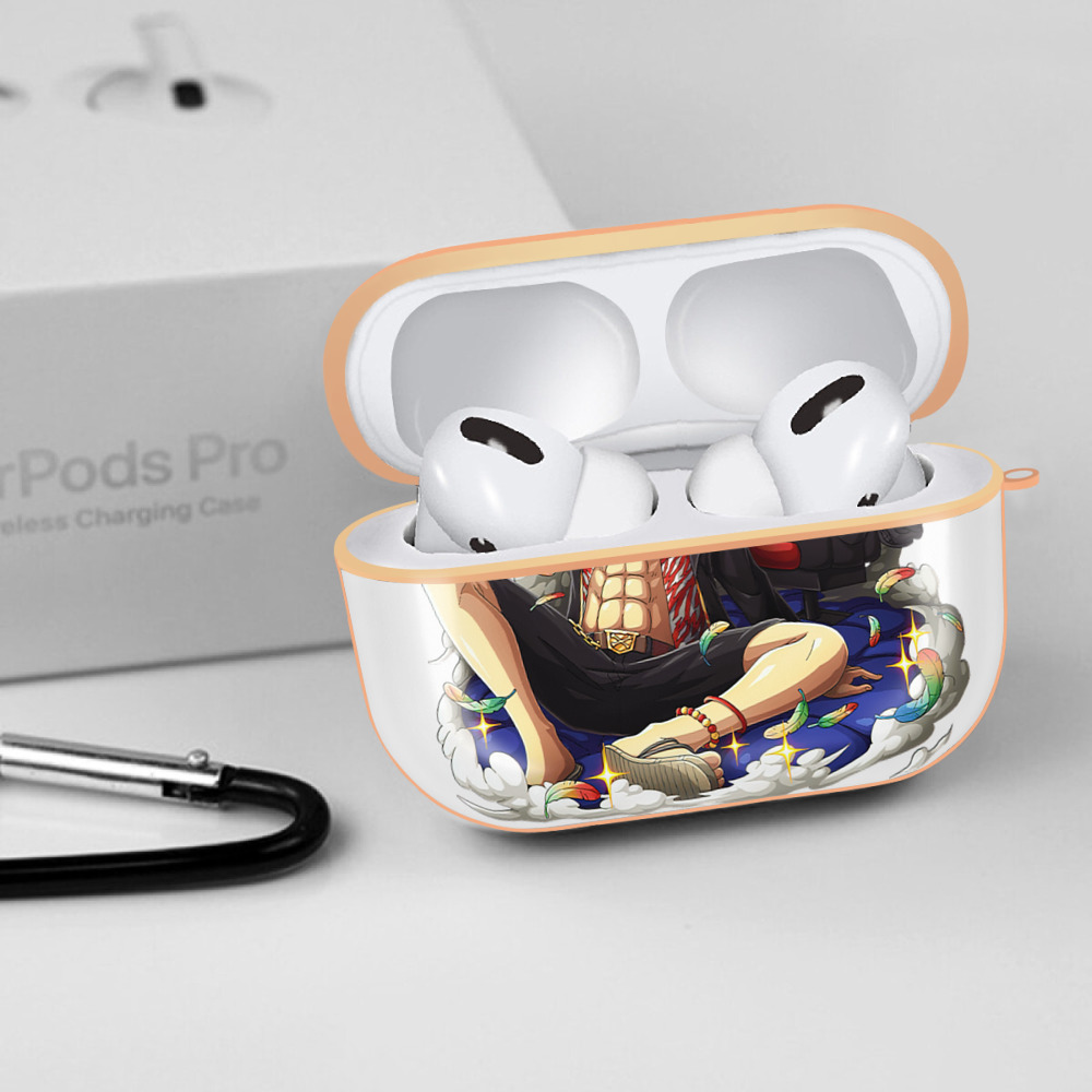 ワンピース モンキー・D・ルフィ ONE PIECE Monkey D. Luffy 【AirPods Pro用】ハードシェル保護ケース｜耐衝撃・防指紋・カラビナ付き商品仕様
