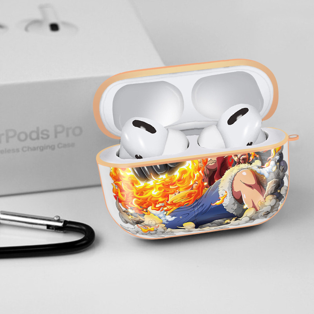 ワンピース モンキー・D・ルフィ ONE PIECE Monkey D. Luffy 【AirPods Pro用】ハードシェル保護ケース｜耐衝撃・防指紋・カラビナ付き商品仕様