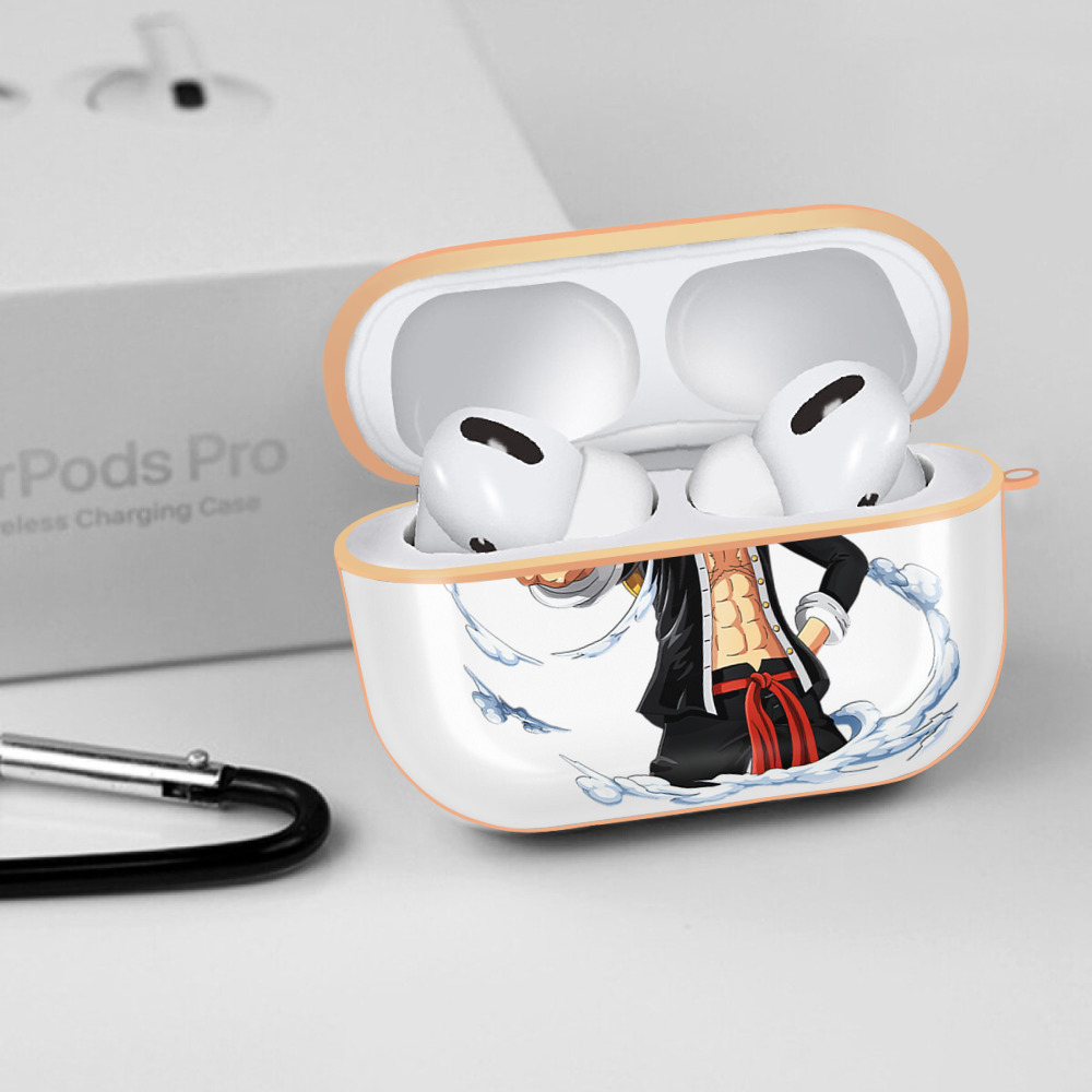ワンピース モンキー・D・ルフィ ONE PIECE Monkey D. Luffy 【AirPods Pro用】ハードシェル保護ケース｜耐衝撃・防指紋・カラビナ付き商品仕様