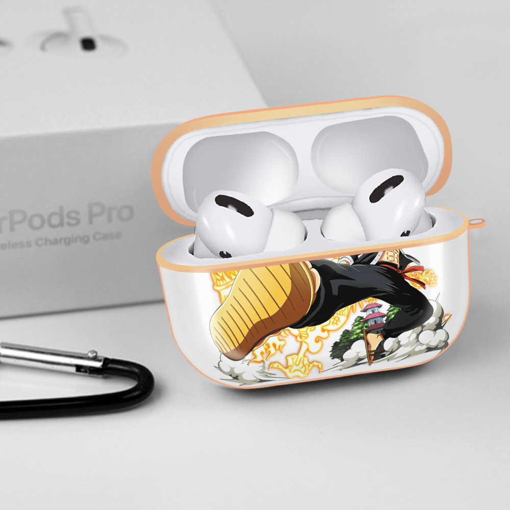 ワンピース モンキー・D・ルフィ ONE PIECE Monkey D. Luffy 【AirPods Pro用】ハードシェル保護ケース｜耐衝撃・防指紋・カラビナ付き商品仕様