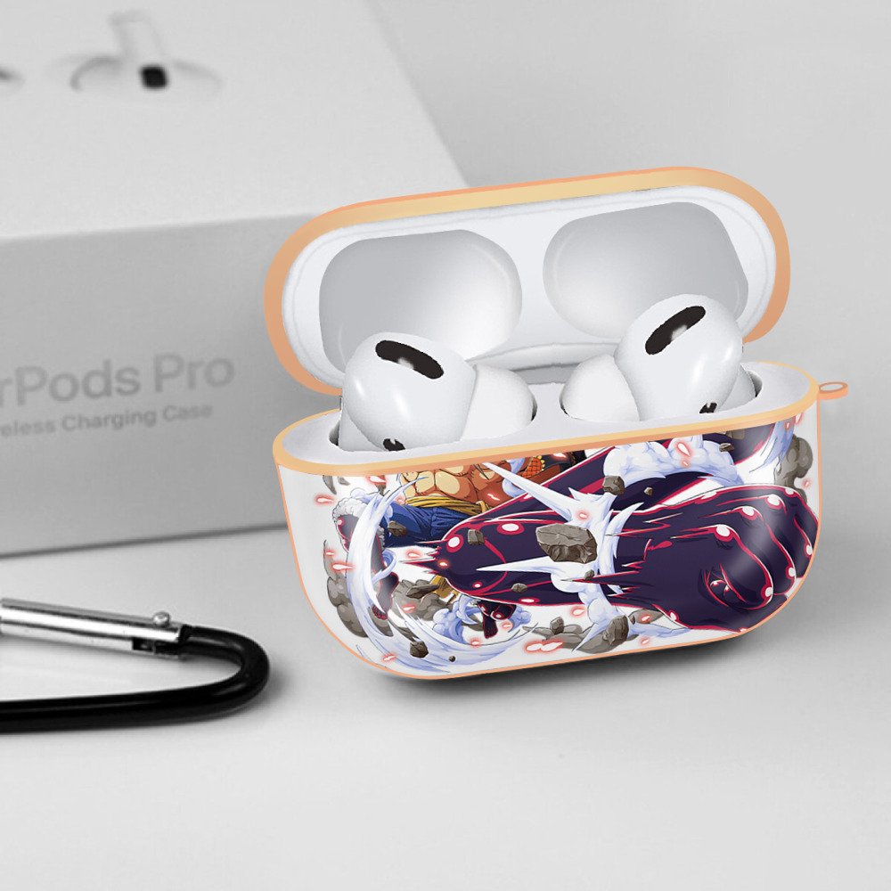 ワンピース モンキー・D・ルフィ ONE PIECE Monkey D. Luffy 【AirPods Pro用】ハードシェル保護ケース｜耐衝撃・防指紋・カラビナ付き商品仕様