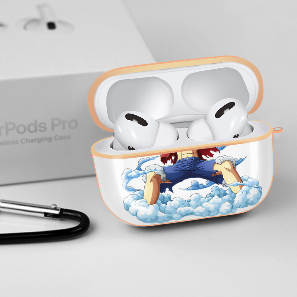 ワンピース モンキー・D・ルフィ ONE PIECE Monkey D. Luffy 【AirPods Pro用】ハードシェル保護ケース｜耐衝撃・防指紋・カラビナ付き商品仕様